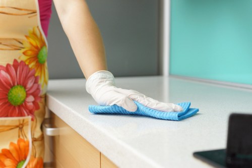 Professional office cleaning service in a Highbury workplace