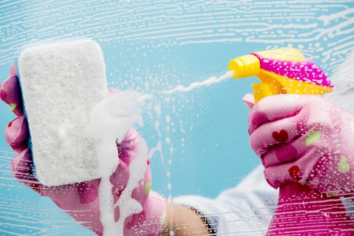 Local cleaning team preparing a detailed deep clean in Highbury