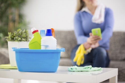 Commercial deep cleaning in a Highbury business space