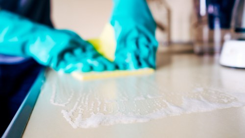 Risk assessment process for safe carpet cleaning in a home