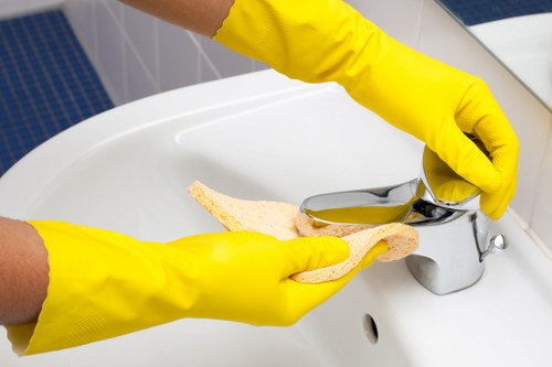 Routine kitchen and bathroom cleaning for Highbury properties